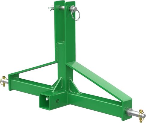 3 Point 2" Trailer Hitch Receiver Heavy-Duty for Category 1 Tractors Compatible with Kubota, BX, LM25H, WLM Tractor, NorTrac, Yanmar, Kioti, Cat, John Deere in Kuwait