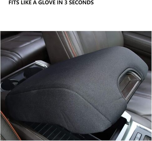 1.5mm Neoprene Console Cover for Ford F150 F250 F350 F450 Expedition - Armrest Protector, Sweat & Pet Resistant in Saudi Arabia