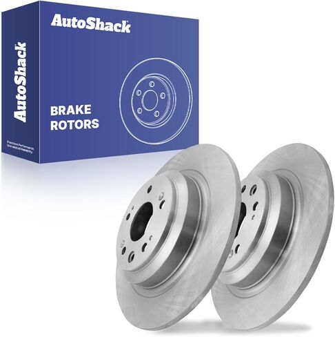 AutoShack 13.14" (333.7 mm) Rear Solid Brake Rotors Replacement for 2009-2014 Acura TL 2-PC Set in Saudi Arabia