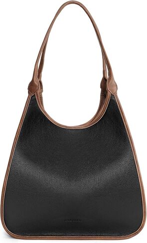 SENDEFN Leather Tote Bag for Women Hobo Bags Work Slouch Shoulder Purse Ladies Top Handle Handbag Satchel Purse with Zipper in Saudi Arabia