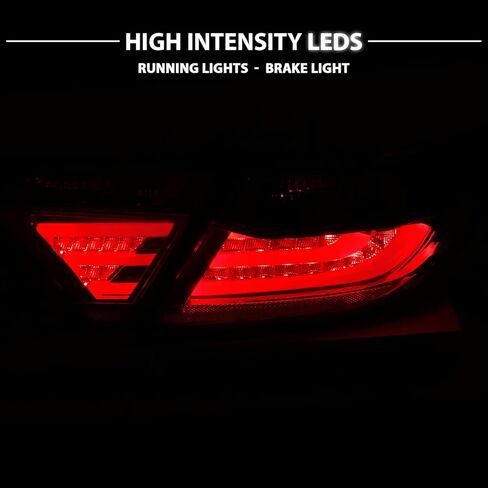 AmeriLite Red Smoke LED Parking Light Bar LED Brake Tail Lights Pair For 2015-2016 Toyota Camry 4Dr Sedan in Saudi Arabia