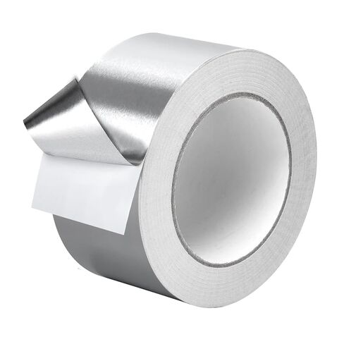 DGSL Aluminum Foil Tape, 3in x167ft(3.9 mil) Silver Metal High Temperature Heavy Duty HVAC Tape for Ductwork, Sealing, Patching, HVAC in Kuwait