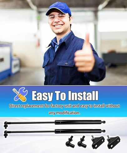 2Pcs Rear Hatch Liftgate Struts Fits for 2004-2006 2008 2009 Toyota 4Runner Replace RT261088 68908-39015 68907-35050 in Kuwait