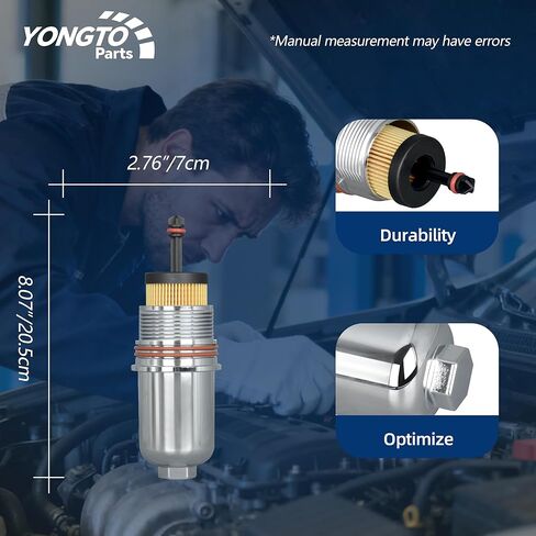 FT4Z-6A832-C Upgraded Aluminium Oil Filter Housing Cover Cap Compatible with Ford F-150 Edge Explorer 2015-2020, Lincoln Aviator Continental MKX MKZ Nautilus Replace OE FT4Z-6731-A in Kuwait