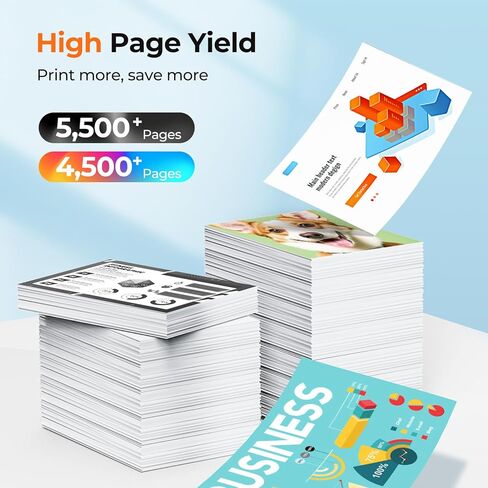 Replacement for HP 212A Toner Cartridge | Compatible with HP 212A W2120A Toner | Works with HP Color LaserJet Enterprise M554 M555 M555x M555dn M554dn & MFP M578 Series | Cyan, Magenta, Yellow, Black in Kuwait