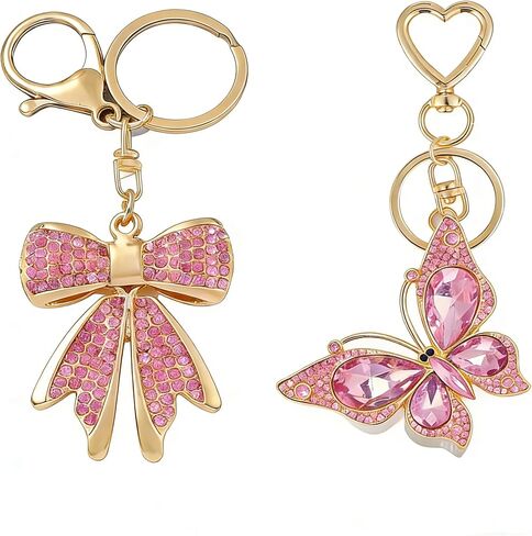 Shimmering Keychain for Women Girls,Sparkly Bag Charm & Car Pendant, Gift for Friends Daughter Loves in Saudi Arabia