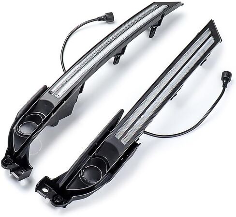 LED DRL Fog Light Bumper Lamp w/Turn Signal Compatible with 2017-2021 Mazda CX-5 CX5 Left & Right Pair Replace# MA1038140 MA1039140 KB8B50C21C in Kuwait