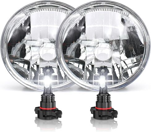 CHUSYYRAY Fog Light Assembly Compatible for 2007 2008 2009 2010 2011 2012 2013 2014 Chevy Avalanche Suburban Tahoe, Clear Lens Bumper Lamp Led Fog Lights w/Bulbs, 6000K Bright White, Pack of 2 in Kuwait