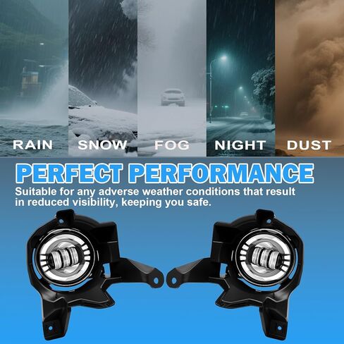 LED & DRL Fog Lights for 2013 2014 2015 RAV4 Front Bumper lights with Daytime running Lights and Turn Signal Lights in Kuwait