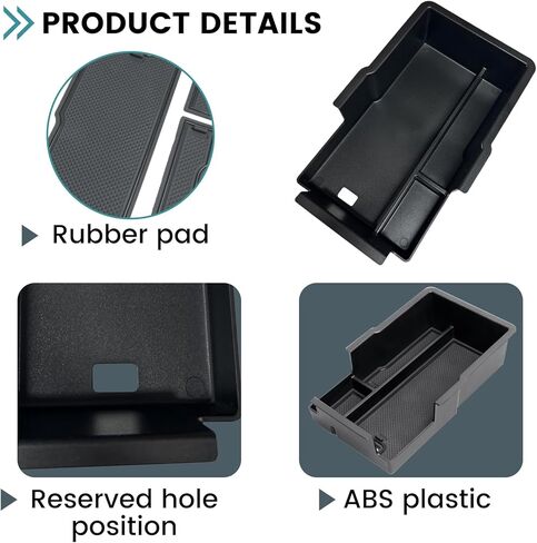 2026 منظم وحدة التحكم Equinox ليس EV لـ 2PACK 2025 2026 منظم وحدة التحكم المركزية Chevy Equinox، لـ 2026 2025 Chevy Equinox LT/RS/ACTIV صينية تخزين وحدة التحكم السفلية 2026 ملحقات Equinox in Kuwait