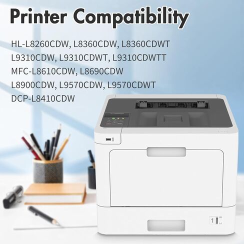 TN-431 TN431 Toner Cartridge Black High Yield Replacement for Brother TN431 TN-431 TN431BK HL-L8260CDW HL-L8360CDW MFC-L8610CDW MFC-L8690CDW MFC-L8900CDW MFCL9570CDW Printer (2 Pack) in Saudi Arabia