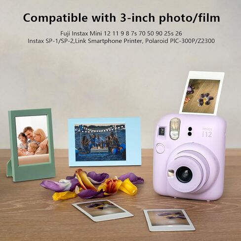 24 Pack 2''x3'' Photo Frame for Fujifilm Instax, Mini Polaroid Film, 8 Colors Mini Frame with Stand 3-Inch Wallet Size Polaroid Picture Frames for Home, Office Tabletop Display in Kuwait