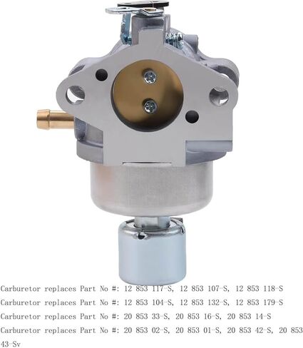 Compatible with 20 853 33-S Carburetor with 20 083 02-S Air Filter for Kohler Courage SV470 SV471 SV480 SV530 SV540 SV541 SV590 SV591 SV600 15HP 17HP 18HP 19HP Engines in Kuwait