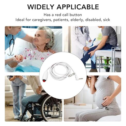 سلك استدعاء الممرضات بطول 9.8 أقدام، سلك اتصال بديل لواجهة 6.35 مم مع مشبك، كابل توصيل بديل للممرضات، كابل دفع ABS لتنبيهات الطوارئ لمحطة الممرضات in Kuwait