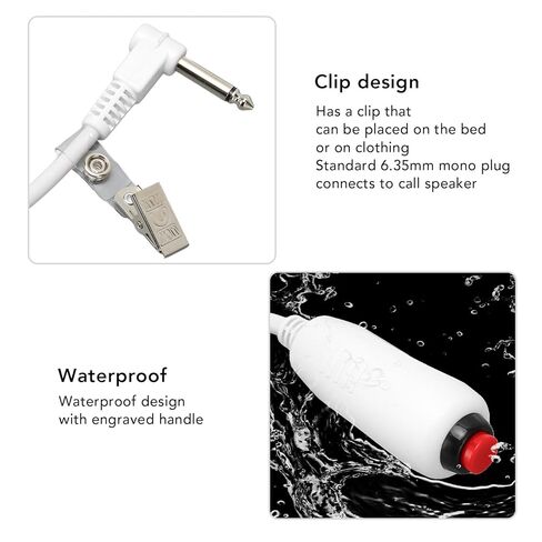 سلك استدعاء الممرضات بطول 9.8 أقدام، سلك اتصال بديل لواجهة 6.35 مم مع مشبك، كابل توصيل بديل للممرضات، كابل دفع ABS لتنبيهات الطوارئ لمحطة الممرضات in Kuwait