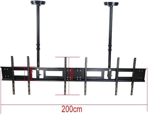 HX60-2A Lift 26-46 Inch Dual TV Ceiling Mount LCD LED TV Roof Mount Bracket Maximum Load 60kg in Saudi Arabia