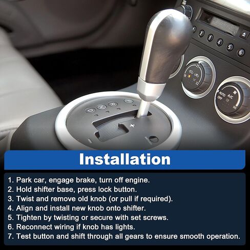 Automatic Transmission at Gear Shift Shifter Knob for Nissan 350Z 2004-2007 for Infiniti G35 2004-2007 for Infiniti FX35 FX45 2005-2008 No.34910CL71B/34910AC50B in Kuwait