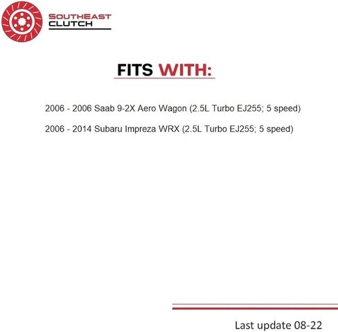 Clutch Release Bearing With Sleeve compatible with Legacy Outback Impreza Forester WRX Gt Xt Limited Premium Wagon Sedan 2006-2014 2.5L H4 GAS DOHC Turbo (EJ255 5 speed) in Saudi Arabia