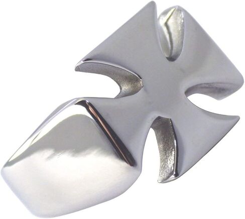 Fantasy Forge Jewelry Maltese Cross Ring Mens Stainless Steel Knights Templar Band Sizes 9-14 in Kuwait