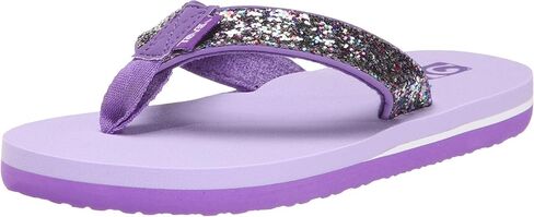 Teva Kids Girl's Mush II (Toddler/Little Kid/Big Kid) Purple Glitter 7 Big Kid M in Saudi Arabia