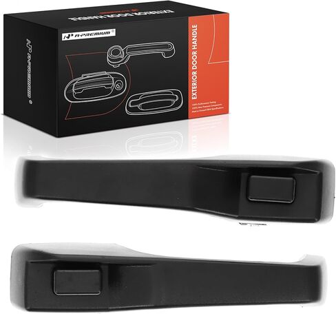 A-Premium Outside Exterior Door Handles Compatible with Jeep XJ Series Cherokee 1997 1998 1999 2000 2001, Textured Black, 2-PC Set, Front or Rear Driver and Passenger Side in Saudi Arabia