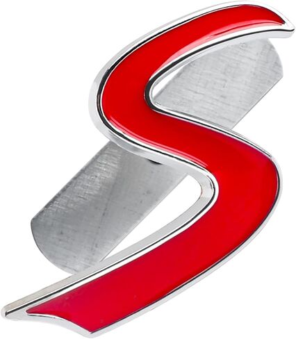 3D Front Bumper Grill Emblem Badge Chrome Cover for Mini Cooper One S JCW R50 R52 R53 R55 R56 R60 R61 F54 F55 F56 F57 F60 Hatchback Countryman Car Accessories Decoration (Red Union Jack) in Saudi Arabia