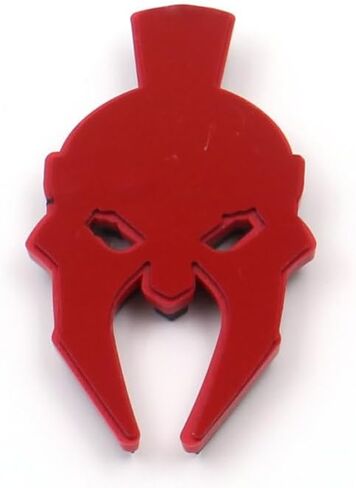 2Pcs Custom Gladiator Emblems Car Badge Left Right Side Sticker Compatible with Wrangler JL JK Gladiator Universal Car Vehicle, Truck, Motorcycle (Black Red) in Saudi Arabia