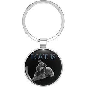 Airedale Terrier Dog Key Chain Stainless Steel Keychain with Ring in Kuwait