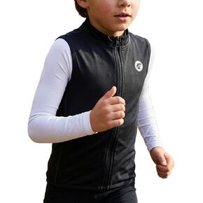 Kids Softshell Vest Windproof Warm & Breathable, for Cycling, Running, Soccer, Equestrian, Golf, Kids Vest Boys in Kuwait