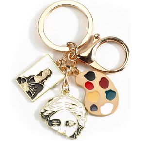 Artistic Painting Keychain Art Supply Keyring Gift for Women Artists Painters and Creative Souls in Saudi Arabia