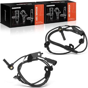 A-Premium ABS Wheel Speed Sensor Compatible with Mitsubishi Models - Lancer 2008-2015, Outlander 2007-2014, Outlander Sport 2011-2012 - Front Driver and Passenger Side in Kuwait