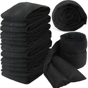 10 قطع من حاجز الماء المنشط للفيضانات 5 أقدام × 7.8 بوصة حواجز ماصة للفيضانات للمنزل بدون رمل، محول مياه قابل لإعادة الاستخدام لباب المرآب والطابق السفلي لمنع المطر in Kuwait