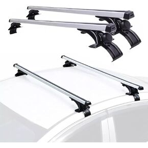 Crossbar Fits for Mitsubishi Mirage LA 2012–2023 Luggage Carrier Roof Rack Rail Carrier Lockable 2PCS Car Cargos in Saudi Arabia