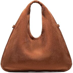 حقائب يد من جلد الغزال للنساء حقيبة كتف صغيرة عبر الجسم وحقائب يد أنيقة وحقيبة يد للسفر والعمل in Kuwait