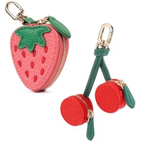 2 قطعة سلسلة المفاتيح لطيف الحقيبة الصغيرة عنبية المحفظة المفاتيح حقيبة فاكهة التفاح اكسسوارات Kawaii اكسسوارات للنساء in Kuwait
