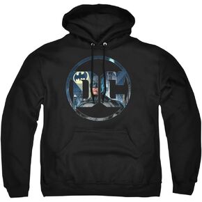 Popfunk Batman Logo Pullover Hoodie Sweatshirt (XX-Large) in Kuwait