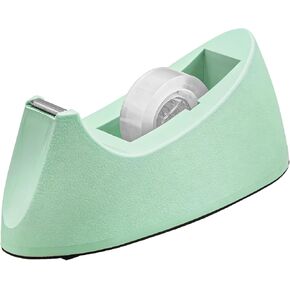 موزع أشرطة مكتب سطح المكتب، يناسب الأشرطة الأساسية القياسية مقاس 1 بوصة (تتضمن لفة واحدة)، قاعدة مرجحة غير قابلة للانزلاق، قطع سلس، حامل لفافة لاصق شديد التحمل للمكتب والمنزل والمدرسة والأعمال - أخضر in Kuwait