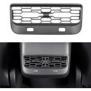 غطاء فتحة تهوية لمنفذ وحدة التحكم المركزية بالمقعد الخلفي متوافق مع طراز Tesla Y/3 2016-2023، غطاء غطاء لف فتحة تدفق الهواء للمقعد الخلفي، شبكة تهوية مكيف الهواء للمقعد الخلفي للطراز Y/3 2016-2023 in Kuwait