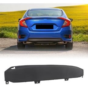 Rear Bumper Valance Compatible with 2016-2018 Honda Civic, Plastic Bumper Cover Garnish Replacement for 71502TBAA00, HO1195110 in Kuwait