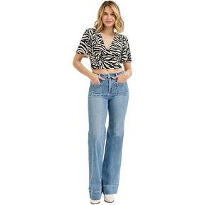 Risen Jeans - Wide Flare Jeans - (33" Extra Long Inseam) - PW21004 - Includes Official Tag in Kuwait