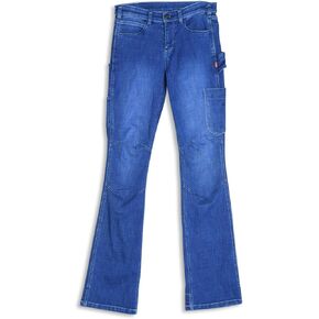 Dovetail Workwear Women’s DX Bootcut – Breathable Midweight Denim, Stretch Comfort, Tool Pockets & EZWaist Work Pants in Kuwait