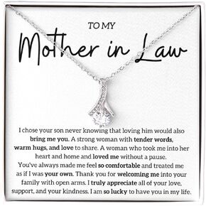 قلادة إلى والدتي في القانون، هدايا شخصية من ابنة القانون، هدايا عيد الأم للأصدقاء والأم من الصديقة، أفضل فكرة لهدية عيد الميلاد in Kuwait