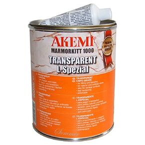 Akemi Marmorkitt 1000 Transparent Knife Grade Adhesive L-Special, Quart (900ml) Polyester Glue for Natural Stone Filling & Laminating in Saudi Arabia