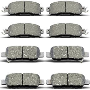 Front Rear Ceramic Brake Pads 8 Pieces Set fit for 2013-2023 Nissan Altima,for 2014-2017 Nissan Leaf in Kuwait