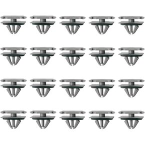 20 قطعة من YoRise مشبك تشكيل هزاز السيارة، مشابك تثبيت السيارة، مشابك تثبيت عتبة التنورة الجانبية، مشبك زخرفة خارجي للسيارة يحل محل OEM #68172491AA 68271803AA 68395627AA 11571175 (رمادي) in Kuwait