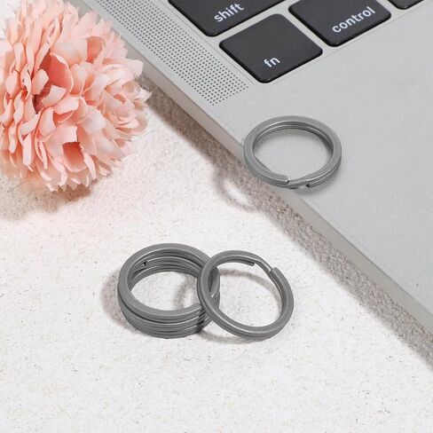 5 Pack Key Ring Titanium Split Rings Key Chain Ring Keychain Rings for Women Men Home Car Keys Portable in Saudi Arabia