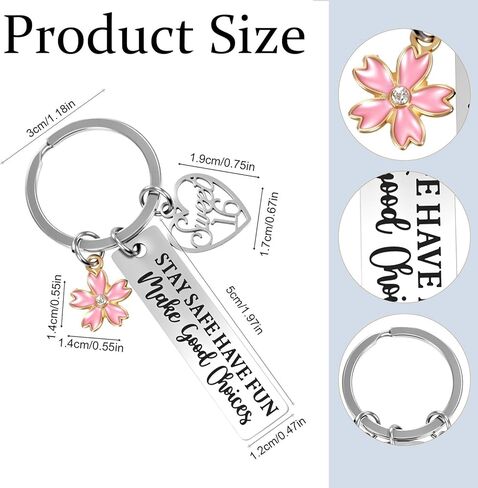 Ouligay Sweet 16 هدايا سلسلة المفاتيح للفتيات، هدية عيد الميلاد السادس عشر للفتيات في عيد الميلاد، هدايا حلوة ستة عشر لفتاة تبلغ من العمر 16 عامًا، هدايا تزيين الحفلات السادسة عشر للفتيات المراهقات والابنة والأخت أفضل صديق in Kuwait