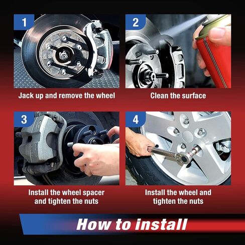 MOCA 25.4mm 4x101.6 Hubcentric Wheel Spacers (62mm Bore) - 1/2" x20 Studs Compatible with EZ GO EZGO Club Car (Silver, Pack of 4) in Kuwait