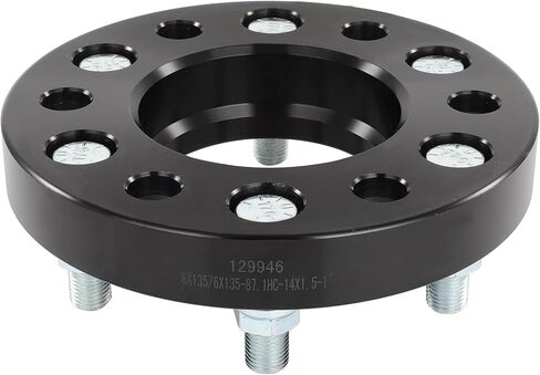 SCITOO 4Pcs 6x135 Wheel Spacers 1" Bore 87.1mm Studs 14x1.5 Fit for Lincoln Navigator for Ford Bronco Expedition for F-150 for F-150 Lightning Lobo in Saudi Arabia