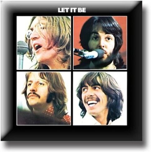 The Beatles Let It Be Album Official Metal Pin Badge Size One Size in Kuwait